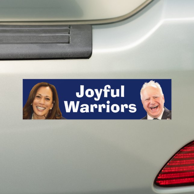 Adesivo Para Carro Joyful Warriors Harris e Walz (No carro)