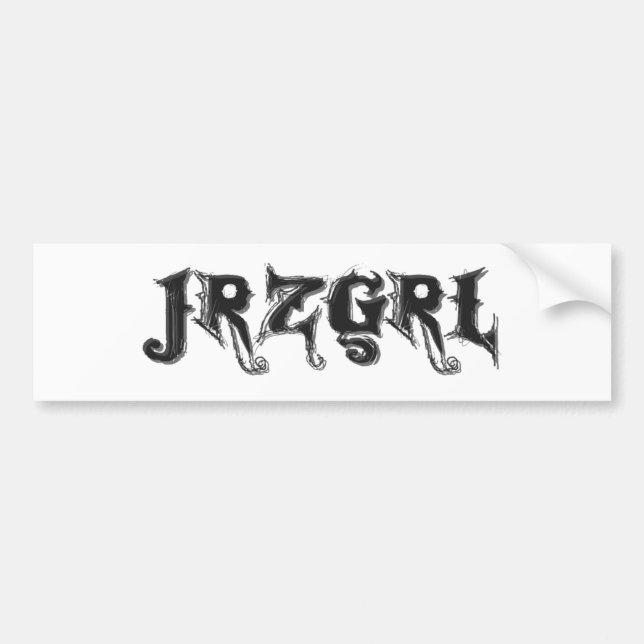 Adesivo Para Carro Jrzgrl (Frente)
