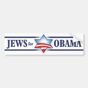 Adesivo Para Carro Judeus para Obama