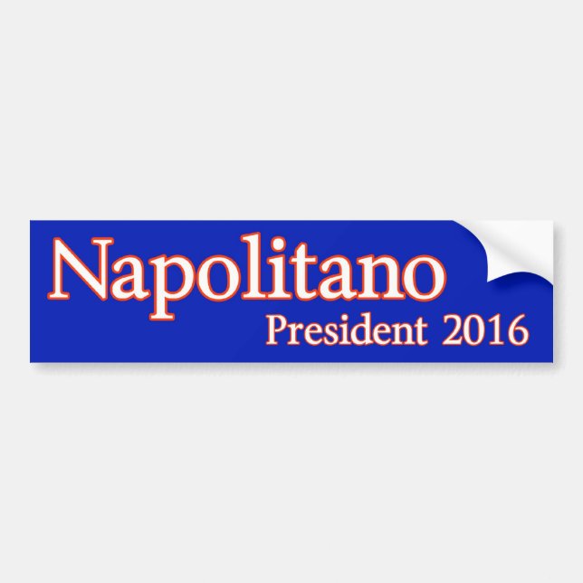 Adesivo Para Carro Juiz Andrew Napolitano para Presidente 2016 (Frente)