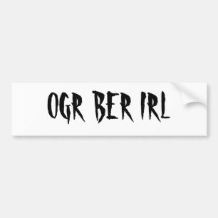 ADESIVO PARA CARRO JUJUBAS IRL DE OGR