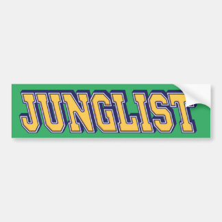 Adesivo Para Carro Junglist Jungle Music Lovers