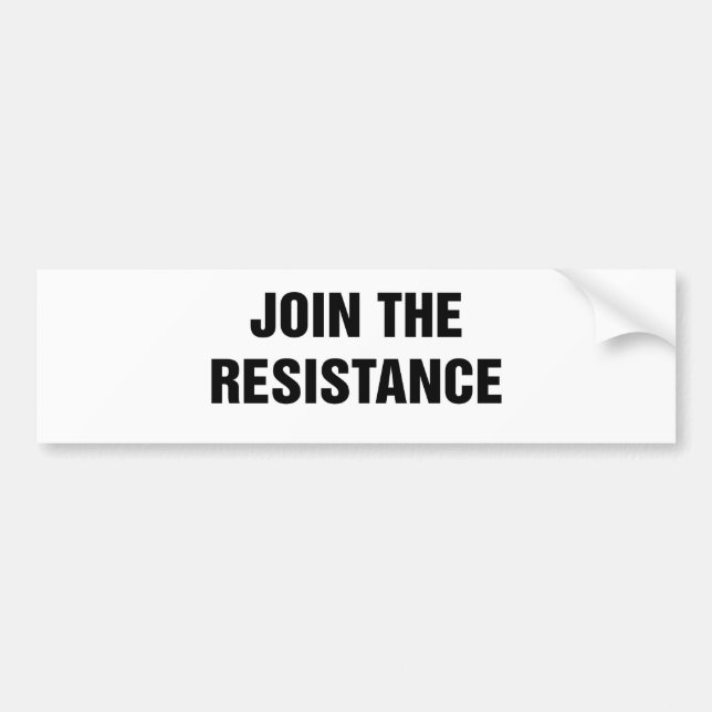 Adesivo Para Carro Junte-se à Resistência (Frente)