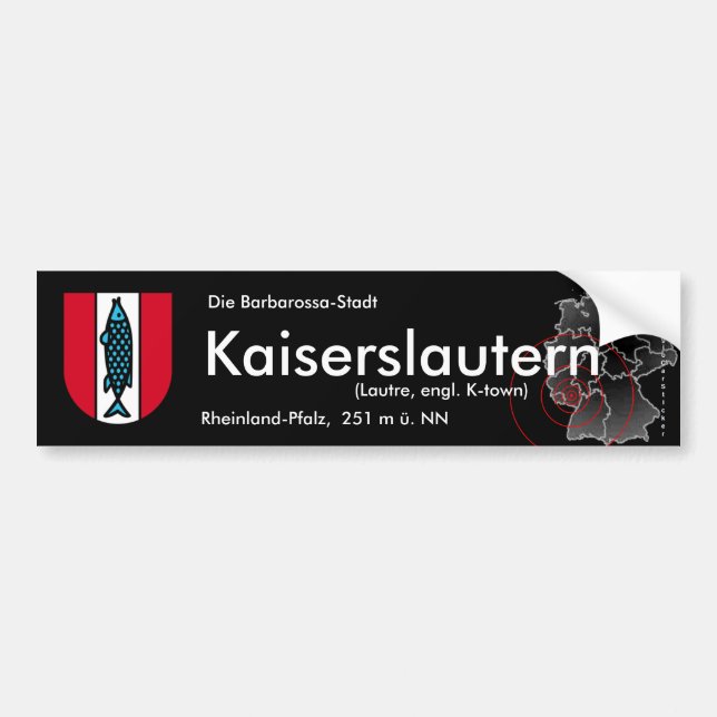 Adesivo Para Carro Kaiserslautern 3 (Frente)