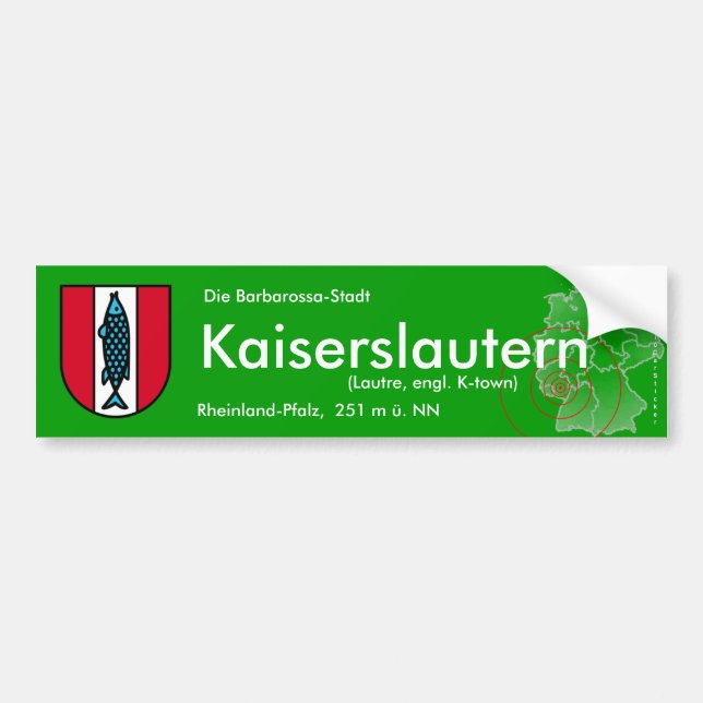 Adesivo Para Carro Kaiserslautern 4 (Frente)