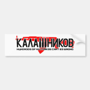 Adesivo Para Carro Kalashnikov Ak-47