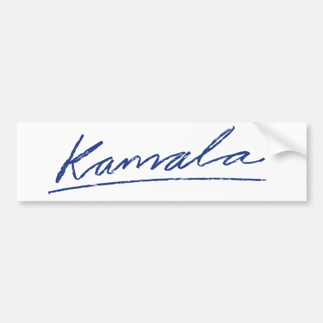 Adesivo Para Carro Kamala Cursive (Frente)