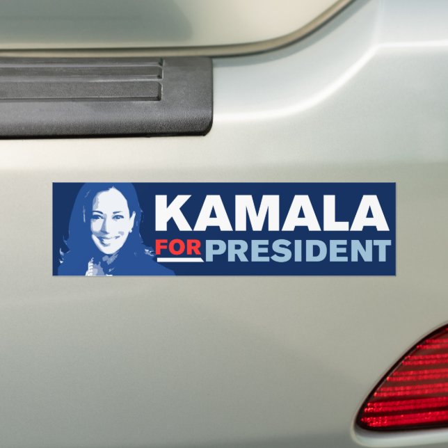 Adesivo Para Carro Kamala Harris 2024 (No carro)