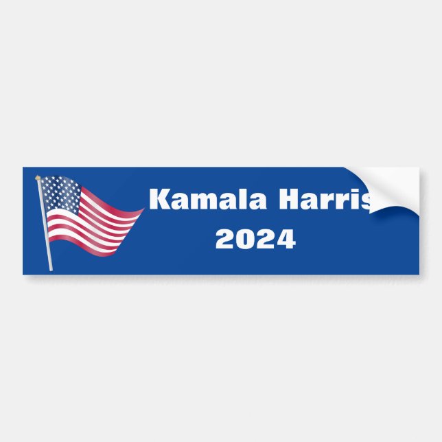 Adesivo Para Carro Kamala Harris 2024 (Frente)