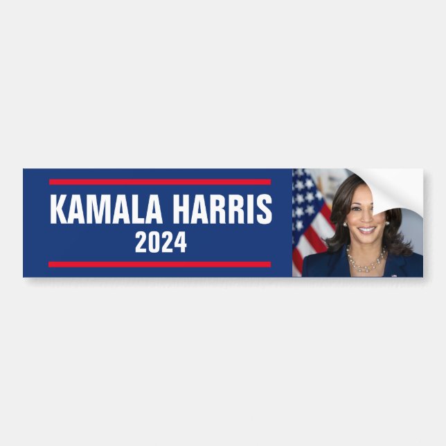 ADESIVO PARA CARRO KAMALA HARRIS 2024 (Frente)