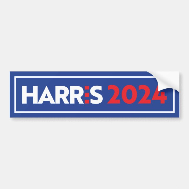 Adesivo Para Carro Kamala Harris 2024 (Frente)