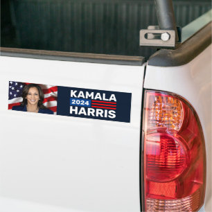 Adesivo Para Carro Kamala Harris 2024 para Presidente Foto