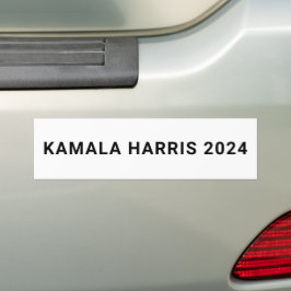 Adesivo Para Carro kamala harris 2024 simples e minimalista branco mo