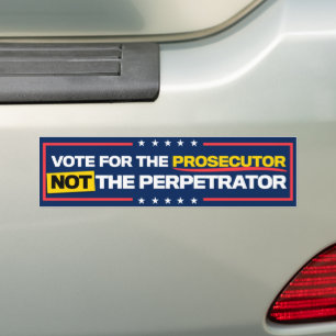 Adesivo Para Carro Kamala Harris 2024 Votar Promotor Não Perpetrador