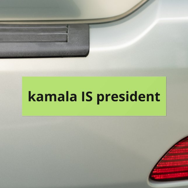 Adesivo Para Carro Kamala Harris é Presidente das Eleições 2024 (No carro)