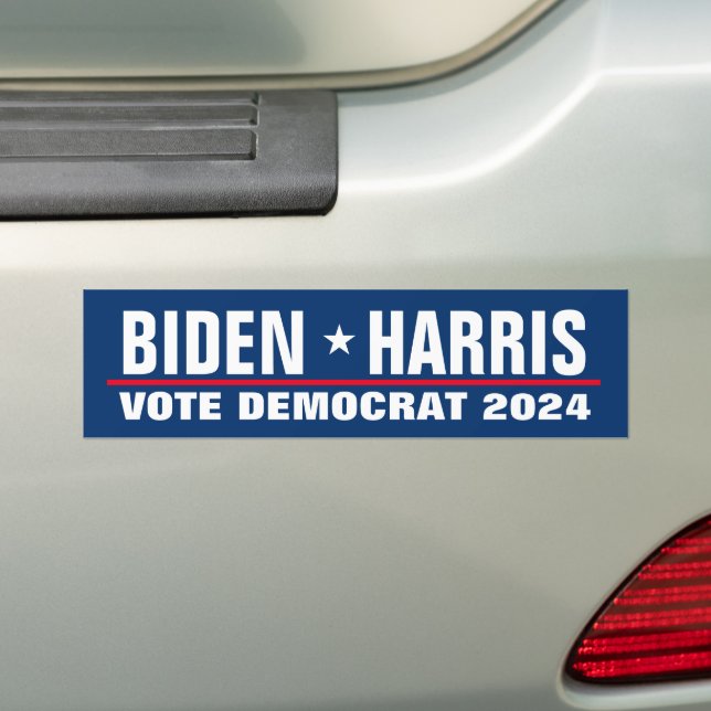 Adesivo Para Carro Kamala Harris Joe Biden 2024 democrata eleitoral (No carro)