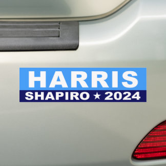 Adesivo Para Carro Kamala Harris Josh Shapiro 2024 Bumper Sticker
