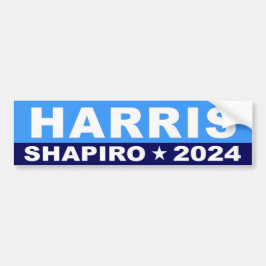 Adesivo Para Carro Kamala Harris Josh Shapiro 2024 Bumper Sticker