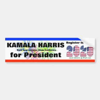 ADESIVO PARA CARRO KAMALA HARRIS PARA O PRESIDENTE - 2020 -