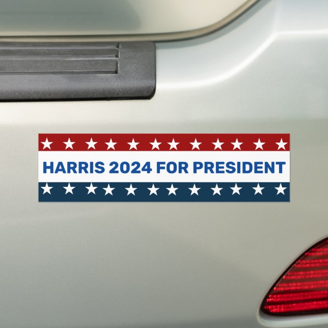 Adesivo Para Carro Kamala Harris Para O Presidente 2024 (No carro)