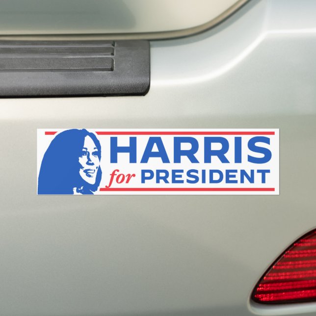 Adesivo Para Carro Kamala Harris para o Presidente 2024 (No carro)