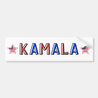 Adesivo Para Carro Kamala Harris para o Presidente, "Kamala" Design