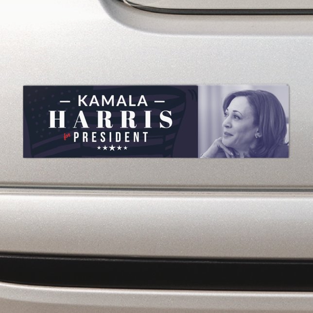 Adesivo Para Carro Kamala Harris para o Presidente Photo Bumper Stick (Criador carregado)