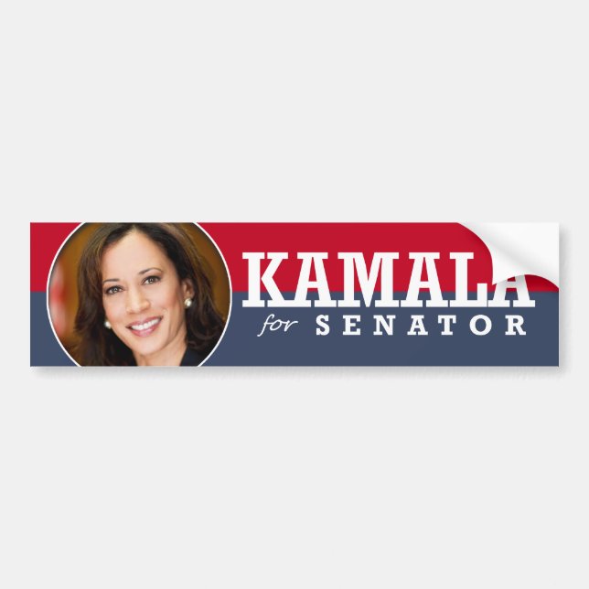 ADESIVO PARA CARRO KAMALA HARRIS PARA O SENADOR (Frente)