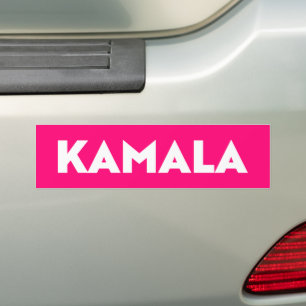Adesivo Para Carro "kamala" kamala harris carro branco rosa quente fu