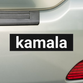 Adesivo Para Carro kamala simples, minimalista, branco e preto modern