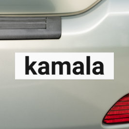 Adesivo Para Carro kamala simples, preto e branco moderno minimalista