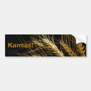 Adesivo Para Carro Kansas! Autocolante no vidro traseiro da colheita