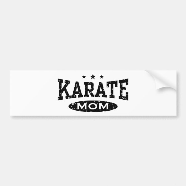 Adesivo Para Carro Karate Mãe (Frente)