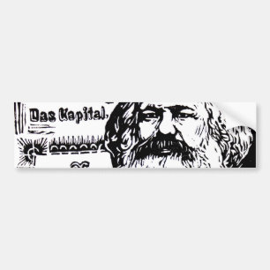 Adesivo Para Carro Karl Marx - DAS Kapital