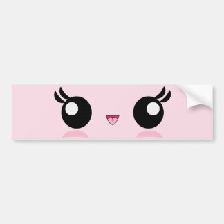 Adesivo Para Carro Kawaii Baby Face protetor