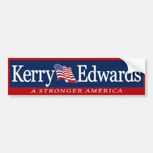 Adesivo Para Carro Kerry Edwards '04 John Kerry 2004