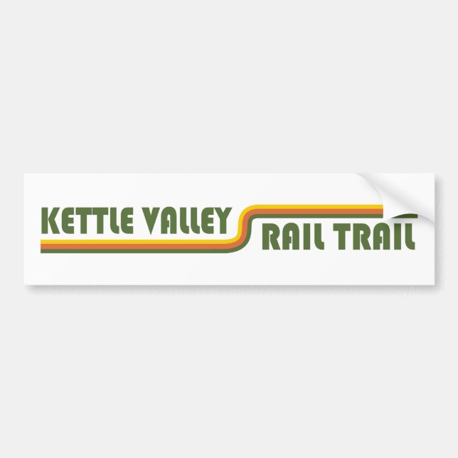 Adesivo Para Carro Kettle Valley Rail Trail British Columbia (Frente)