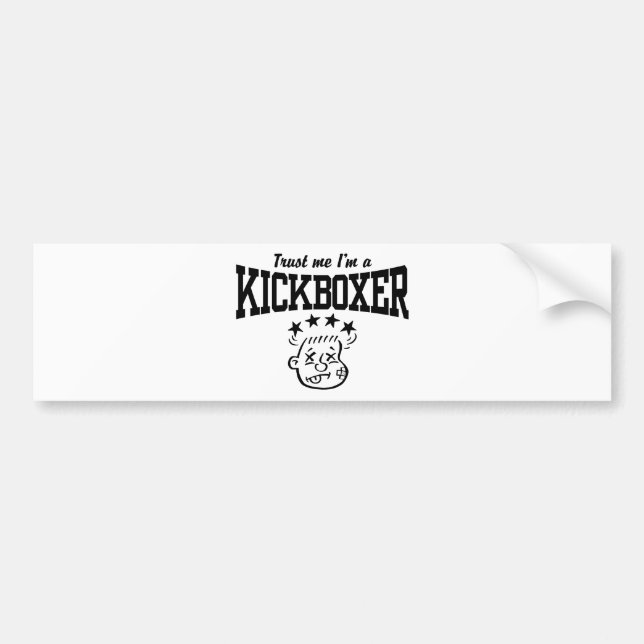 Adesivo Para Carro Kickboxing (Frente)