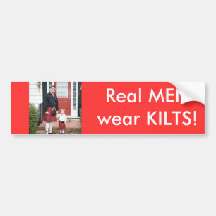Adesivo Para Carro KILTS reais do desgaste de HOMENS!