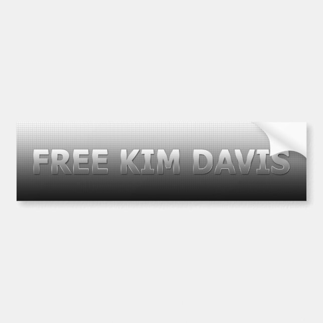 Adesivo Para Carro Kim Davis livre (Frente)