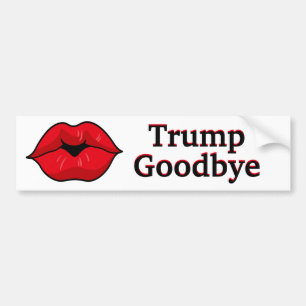 Adesivo Para Carro Kiss Trump Goodbye