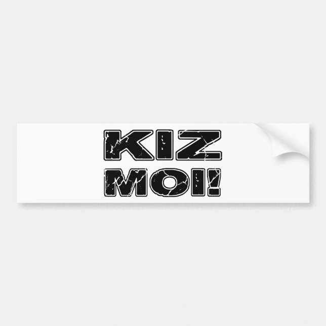 Adesivo Para Carro Kiz Moi! Francês Kizomba (Frente)