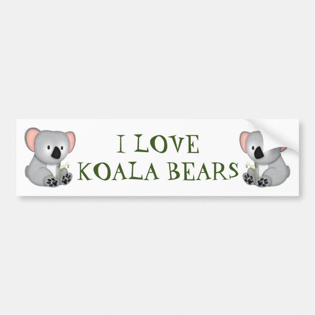 ADESIVO PARA CARRO KOALA BEAR (Frente)