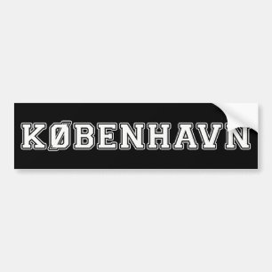 Adesivo Para Carro Kobenhavn Danmark