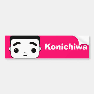 Adesivo Para Carro Konichiwa