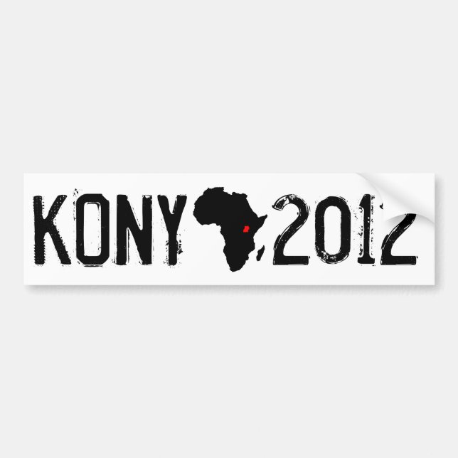 Adesivo Para Carro Kony 2012 (Frente)