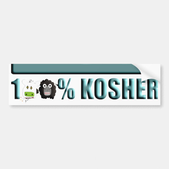 Adesivo Para Carro Kosher (Frente)