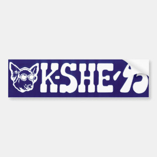 Adesivo Para Carro KSHE-95 Bumper Sticker