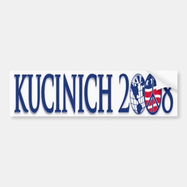 Adesivo Para Carro kucinich 2008 (Frente)