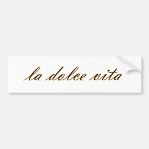 Adesivo Para Carro La Dolce Vita